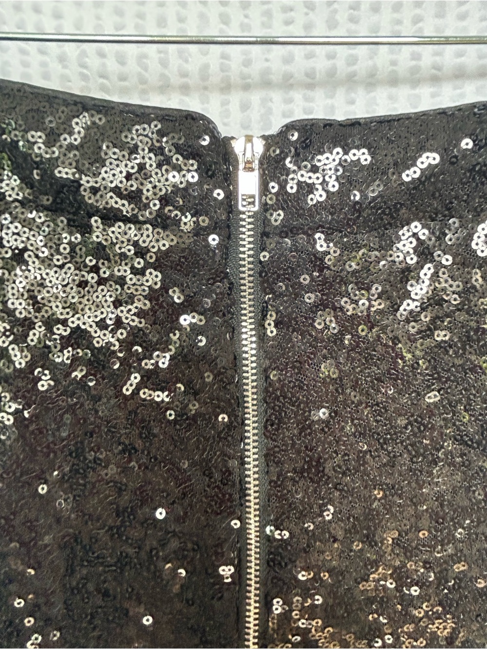 NWT Micas Black Sequin High Rise Wide Leg Party Pants Trousers Size XS - Picture 12 of 12